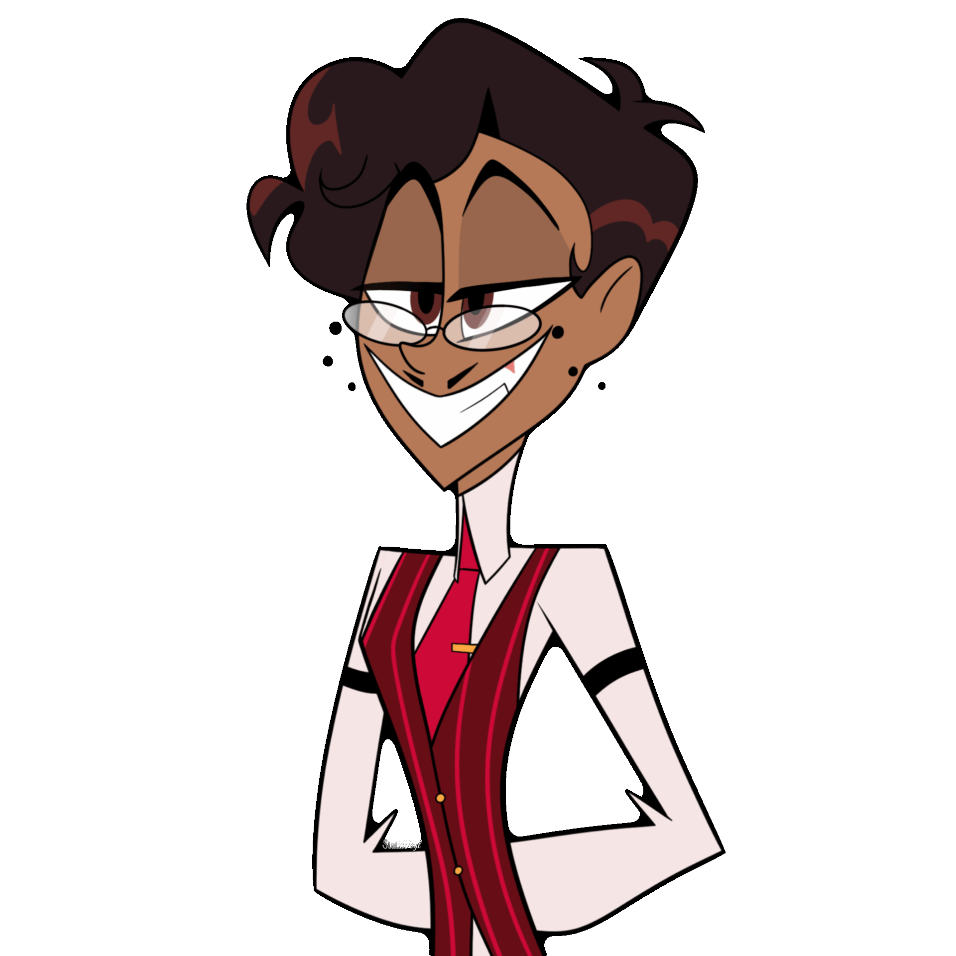 Human Alastor Frog Blink