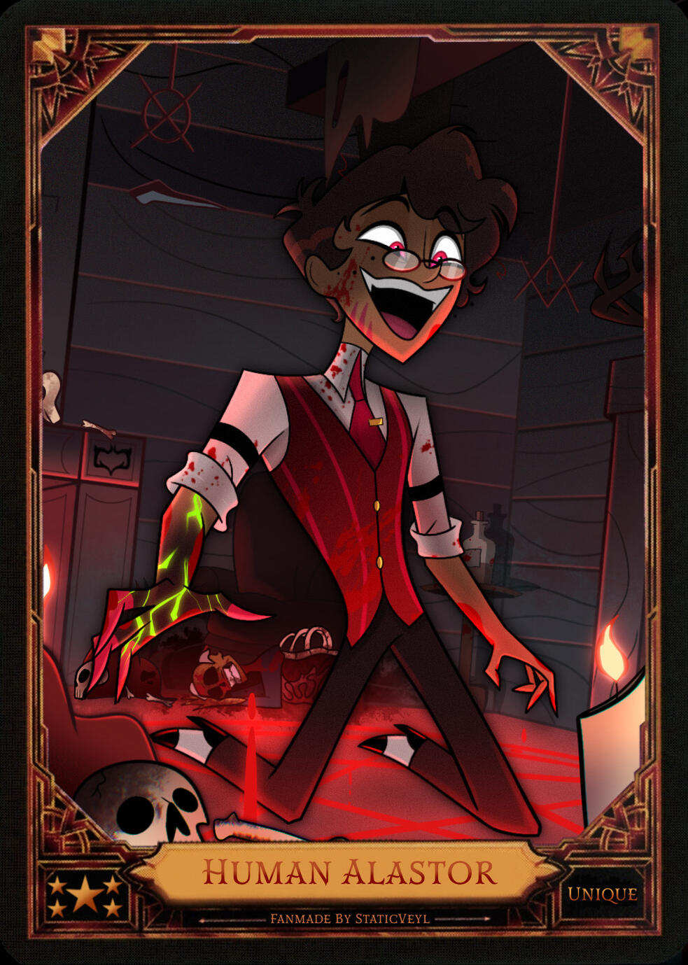 Human Alastor Trading Card